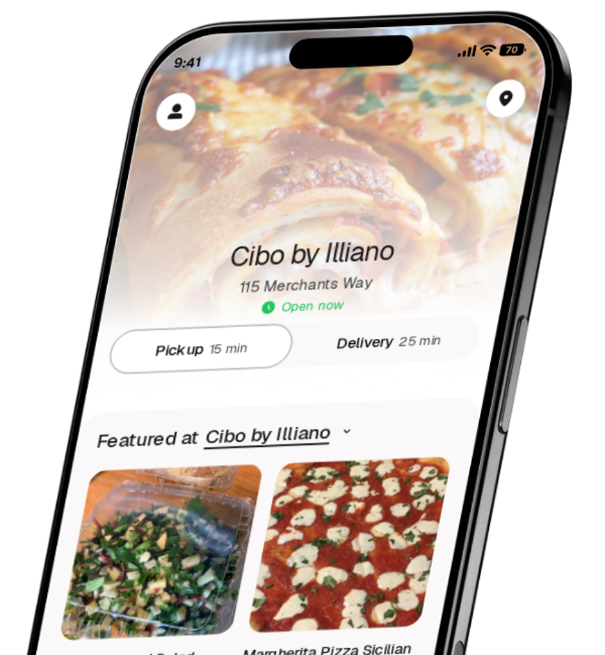 Cibo by Illiano app preview